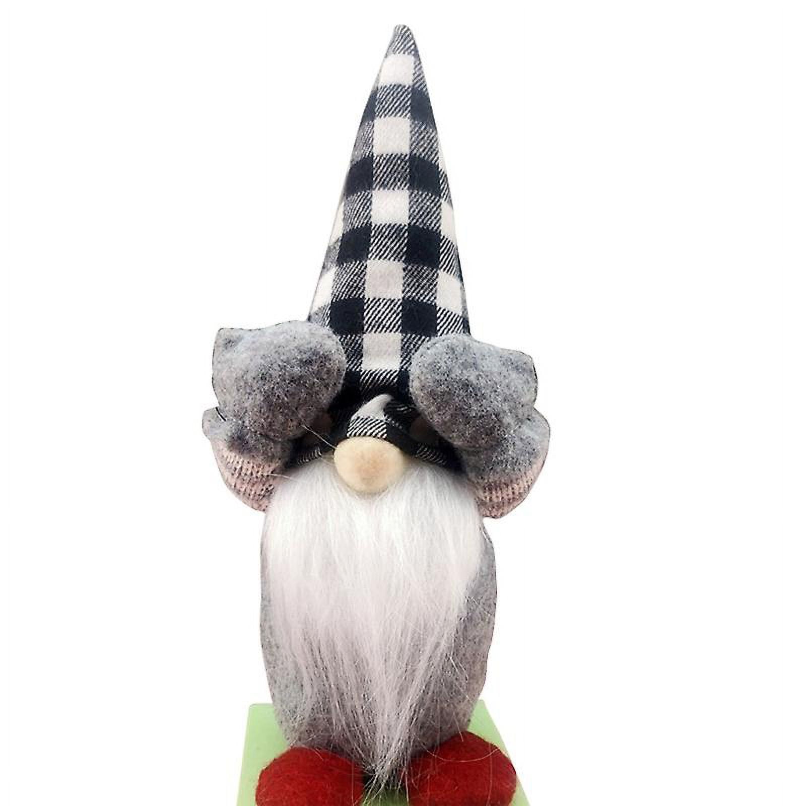 Muñeco sin rostro de anciano del bosque, muñeco de peluche de gnomo de ...