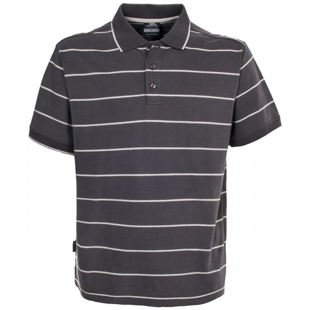 Trespass - Polo a rayas manga corta Modelo Samani hombre caballero (Caqui)