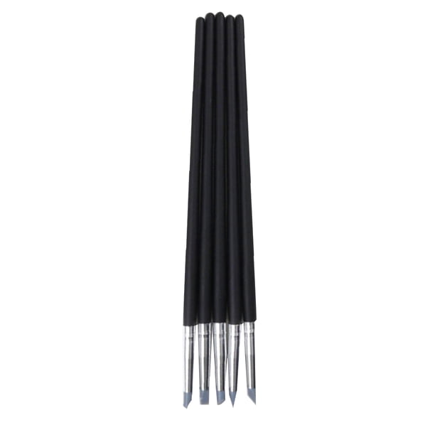 Guardurnaity Juego de 5 unidades de bolígrafo para esculpir arcilla de 3/5/8mm, herramienta de elaboración de pasteles ligera y exquisita, Type3 NO3