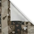 thumbnail image 6 of Ambesonne Brown Valance & Curtain, Coffee Typo Hearts Beans, 55"x24", Brown, 6 of 7