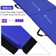 thumbnail image 6 of Costway 6'x2' Folding Gymnastics Panel Mats Exercise Stretch Gymnastic w/Handle  Blue, 6 of 6