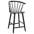 thumbnail image 6 of SAFAVIEH Blanchard Round Mid Back Counter Stool, Black, 6 of 14