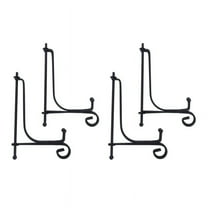 (4 Pack)Iron Display Stand, Easel Plate Photo Holder Displays Picture Frames, Cookbooks 5 Inch
