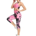 thumbnail image 3 of LoyisViDion Woman Pants Women Workout Leggings Fitness Pants Sports Running Pocket Yoga Athletic Pants Hot Pink S, 3 of 7
