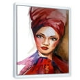 thumbnail image 3 of Designart 'Portrait of Young African American Woman I' Modern Framed Canvas Wall Art Print, 3 of 5