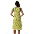 thumbnail image 3 of Just Love Womens Nightgown Sleep Dress (Yellow - Celestial Moon and Stars, Medium), 3 of 3