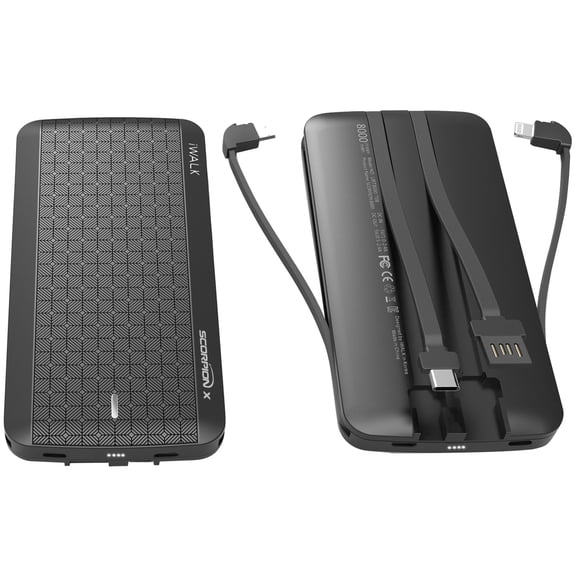 iWalk UBT8000X-001A Scorpion 8000X Power Bank (Black)