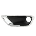 thumbnail image 2 of Chrome Fog Light Bezel for Stylish Look Easy Install Fog Driving Lamp Trim Cover for Cars, 2 of 7