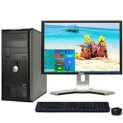 Dell Optiplex 780 Windows 10 Home Premium Desktop Pc Tower Core 2 Duo 3 0ghz Processor 8gb Ram 500gb Hard Drive Dvd Rw Wifi With A 19 Lcd Refurbished Computer Walmart Com Walmart Com