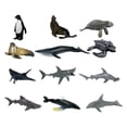thumbnail image 4 of Juguetes de aprendizaje 12 lot Nature Sea Life Animal Zulema Mini estatuilla realista, 4 of 7