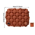 thumbnail image 3 of Klonfd Inflatable Seat Portable Air Pad Travel Support For Airplane Comfort Lightweight With Storage Camping Pad Seating Aid For And Outdoor Adventures, 3 of 6