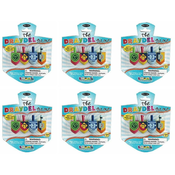 24 Hanukkah Dreidel Sevivon Jewish Spinning Toy Top Game Chanukah Draydel