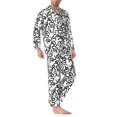 thumbnail image 2 of Pofeuu Hand Drawn Snake Print Men's Long Sleeve Pajama Set Pijamas Para Hombres Pijamas Para Hombres Mens Pajamas Set-XX-Large, 2 of 7