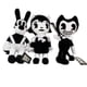 thumbnail image 2 of 30cm Bendy Plush Toys Game Horror Bendy & Boris & Alice Angel Plush Doll Soft Stuffed Toys for Children Kids Gifts With Tag, 2 of 5