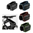 thumbnail image 2 of HLONK Cell Phone Bag Holder Handlebar Bag with Touch Screens Mountain Bike Front Top Tube Pouches Pannier Phone Mount Holder, 2 of 17
