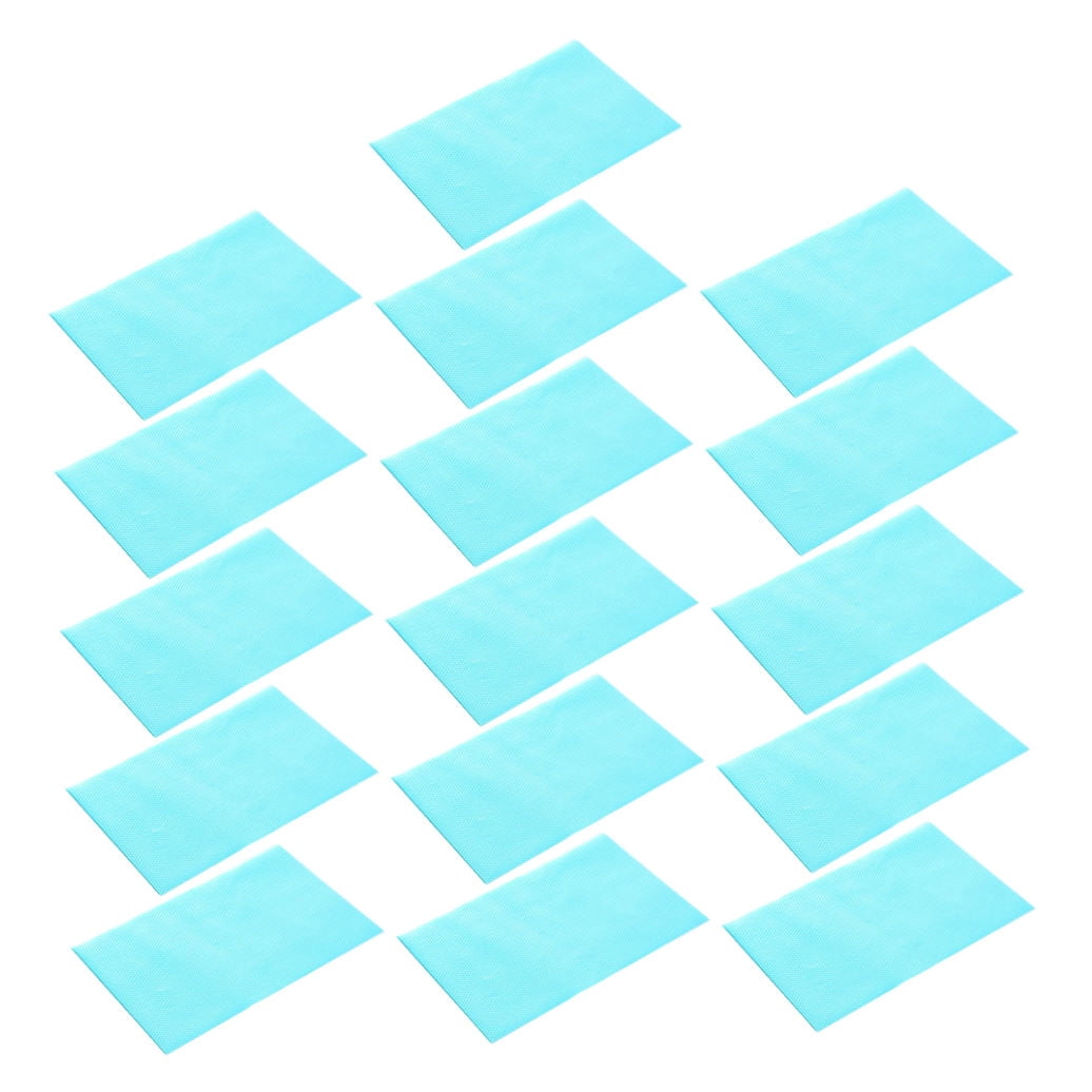 PAMINGONO 16Pcs Fridge Shelf Liners Size for Bedroom 45x30cm