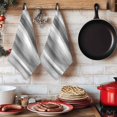 thumbnail image 6 of Grey Ombre Kitchen Towels Set of 4, Abstract Art Oil Painting Gray Gradient Absorbent Dish Towels for Kitchen, Microfiber Hand Towel, Quick Drying Tea Towel for Cleaning Decorative Dishcloths, 6 of 7