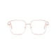thumbnail image 4 of Guardurnaity Gafas de miopía de Metal con lentes antiazules, gafas cuadradas transparentes, gafas graduadas plateadas, luz plana antiazul Type3 NO3, 4 of 6