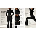thumbnail image 5 of Apeya 2 Piece Workout Sets for Women, Yoga Set with Zip Long Sleeve Top and High Waist Elastic Bottoms, Soft Nylon Blend Activewear Multiple Colors Available for Daily Training, 5 of 7