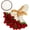 Red, variant on ROSEKIND 63'' Rose Flower Bouquet Blanket, Soft and Lightweight Knitted Throw Blankets