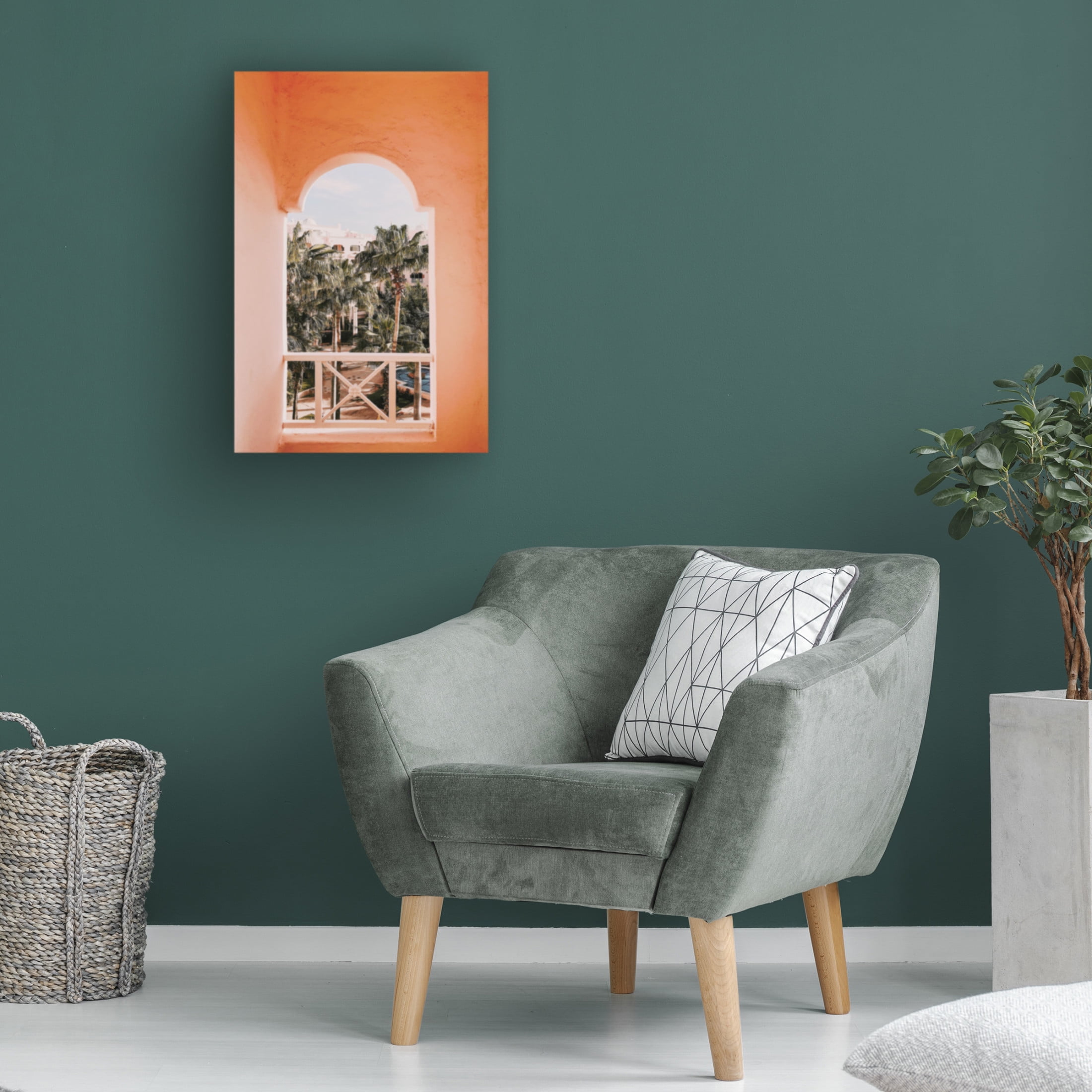Canvas Wall Art - Krista Broadway 'Imlil' Wall Art for Living Room, Bedroom, or Office Décor by Trademark Fine Art - 16 x 24 Inches