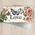 thumbnail image 2 of 1 Pcs 2D Flat License Plate Covers & Frames, Love Pattern For Decorative Front, Waterproof For Decoration Aluminum License Plate Covers & Frames Cover For Men Women, 12" X 6", 2 of 6