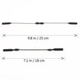 thumbnail image 2 of LEEYNEER 1 Ensemble Sangles de Lunettes en Silicone Noires pour Hommes et Femmes pour la Randonnée, 2 of 8