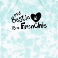 thumbnail image 4 of Inktastic Bestie Frenchie Boys or Girls Baby Bodysuit, 4 of 5