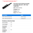 thumbnail image 2 of Front Strut and Coil Spring Assembly - Compatible with 2015 - 2017 Ford Transit-250 2016, 2 of 2