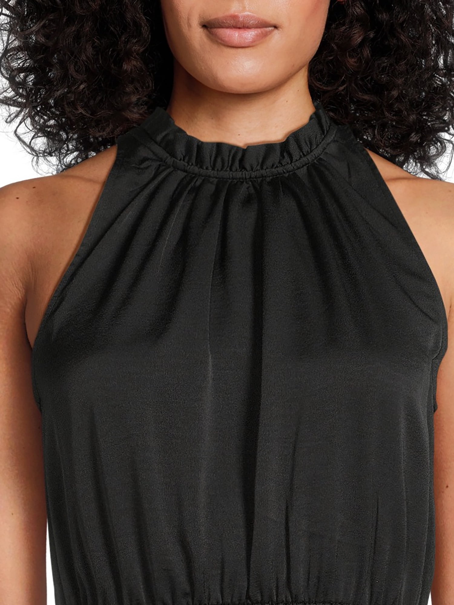 Nine.Eight Women's Satin Halter Midi Dress, Sizes XS-XXXL