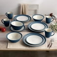 thumbnail image 5 of Noritake Colorwave Blue 16-Piece Curve Dinnerware Set, Service for 4, 5 of 7