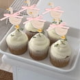 thumbnail image 4 of Adornos para magdalenas Raoformi Silly Goose Pink Gingham x8, 4 of 7