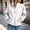 White, variant on WRFWUL Womens Half Zip Sweatshirt Ribbed Knit Long Sleeve Stand Collar Pullover Tops Casual Loose Fit Fall Winter Warm Outwear with Pockets