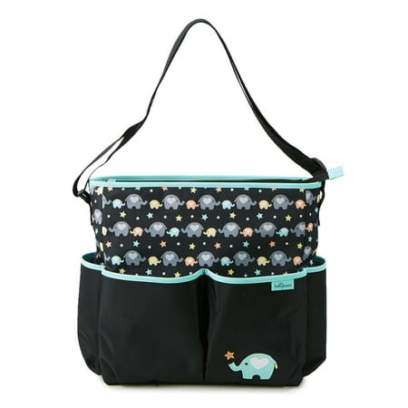 Baby Boom Elephant Print Tote Diaper Bag (Best Luxury Baby Bags)