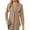 Khaki, variant on Ohufall Hoodies for Women, Sweatshirt for Women New V-neck Button Drawstring Long Sleeved Loose Tops Sweater