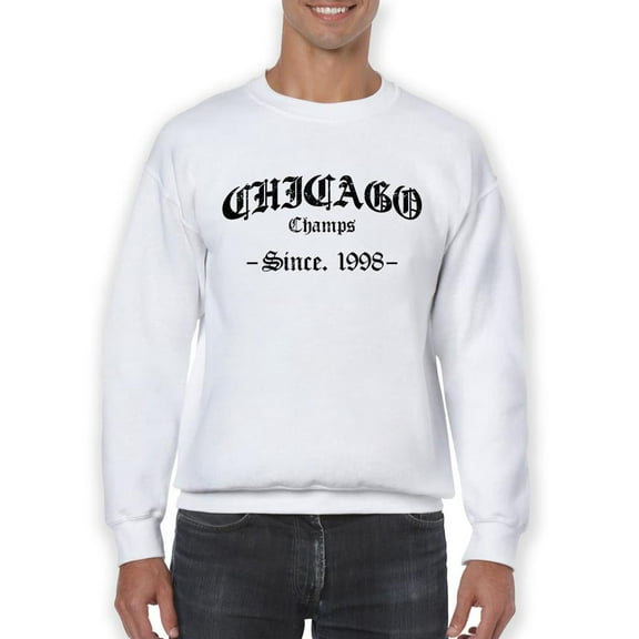 Chicago Gothic Font Sweatshirt Men -Image by Shutterstock, Male XX-Large