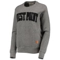 thumbnail image 2 of Women's Pressbox Heather Charcoal Army Black Knights Moose Quilted Pullover Sweatshirt, 2 of 4