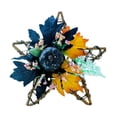 thumbnail image 1 of Halloween Star Artificial Pumpkin Maple Leaf Rattan Pendant Home Party Ornament, 1 of 6