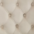 thumbnail image 6 of Upholstered Dining Chairs Set of 2, LEGAHOME Beige Farmhouse Dining Side Chairs with Nailhead Trim Back, Wooden Kitchen Chairs for Dining Room, Beige, 6 of 7