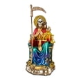 thumbnail image 1 of Santa Muerte 7 Potencias Suprema Sentada 30 cm Curada Tarot Felix, 1 of 6