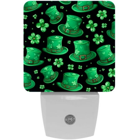 

St. Patrick s Day LED Square Night Lights - Stylish and Energy-Efficient Illumination for Any Room - Set of 2