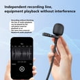 thumbnail image 4 of XIHAMA Dual Head Dual Channel Stereo Lavalier Microphone;Two microphones for Radio reception,96KHZ/24BIT Recording;Interview Audio Recording,Karaoke Live Streaming for Android,Apple Devices, 4 of 7