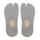 thumbnail image 1 of Calcetines de bailarina de algodón de dos dedos, calcetines cortos invisibles, calcetines con puntera de corte bajo Gris, 1 of 9