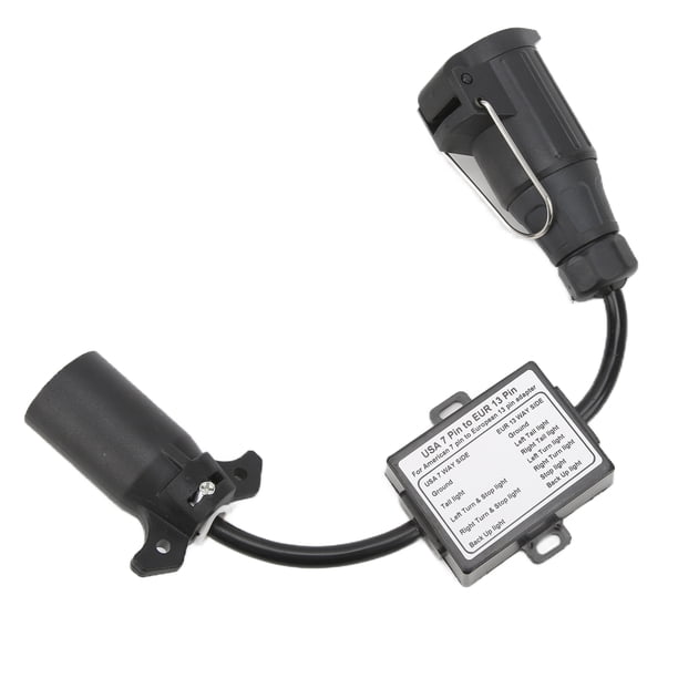 Conector de automóvil BuyWeek Conector de remolque 7 pines a 13 pines