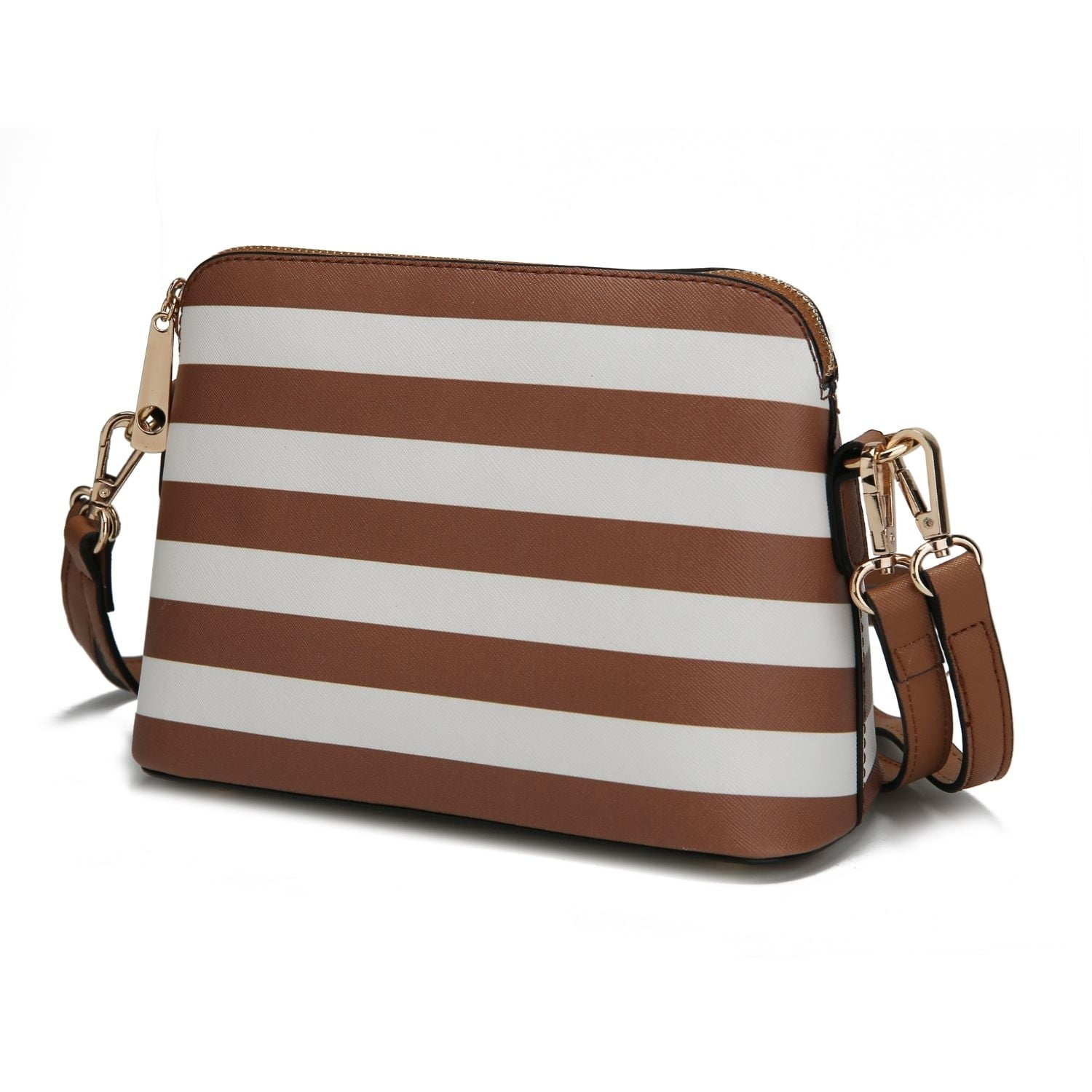 MKF Collection Kimmy Striped Crossbody Handbag by Mia K.