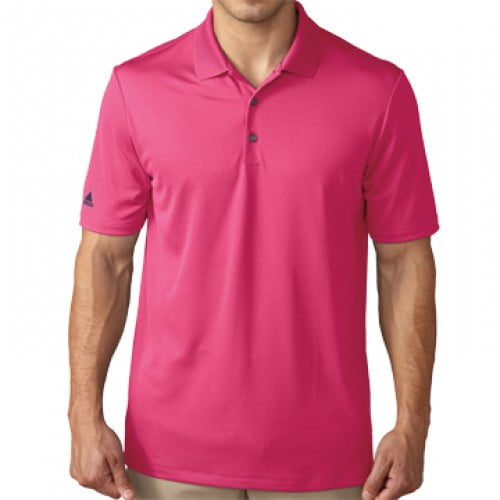 pink adidas polo