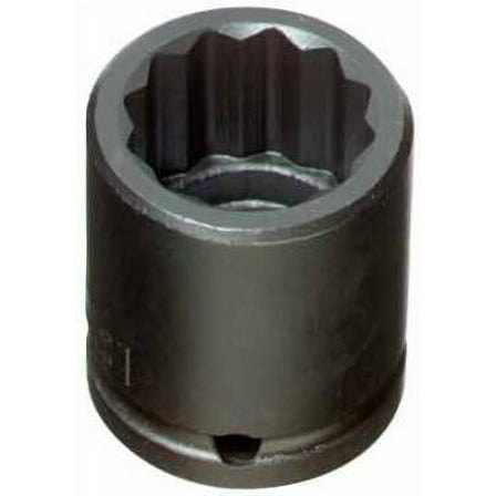 Stanley Proto 7412 3/8" Impact Socket, 1/2" Drive, 12 Point