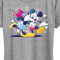 thumbnail image 3 of Disney - Mickey Minnie Kiss - Women's Short Sleeve Graphic T-Shirt, 3 of 5