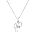 thumbnail image 1 of SIfdSeng Collier en Strass en Forme d'Alphabet Initial 26 pour Femmes Colliers pour Femmes A Z 26 Alphabet Initial Colliers Argentés pour Femmes Filles, 1 of 4