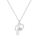thumbnail image 1 of 26 Initial Alphabet Shape Rhinestone Collar para Mujeres Collares para Mujeres A Z 26 Alphabet Initial Silver Collares para Mujeres Niñas, 1 of 4